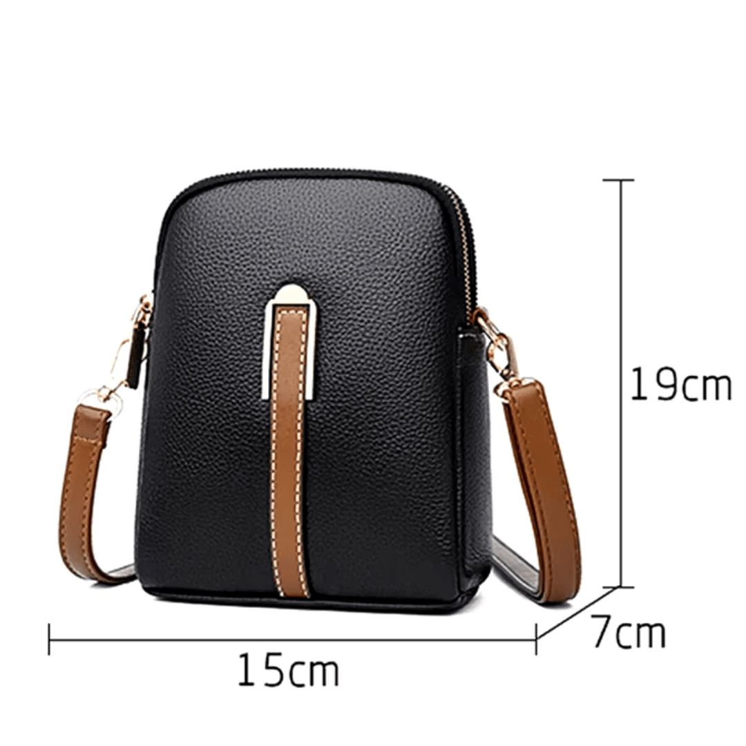 Bolsa de Ombro Fendy Original: Feita em Couro Bolsa Ombro MRL-172 Miralleve