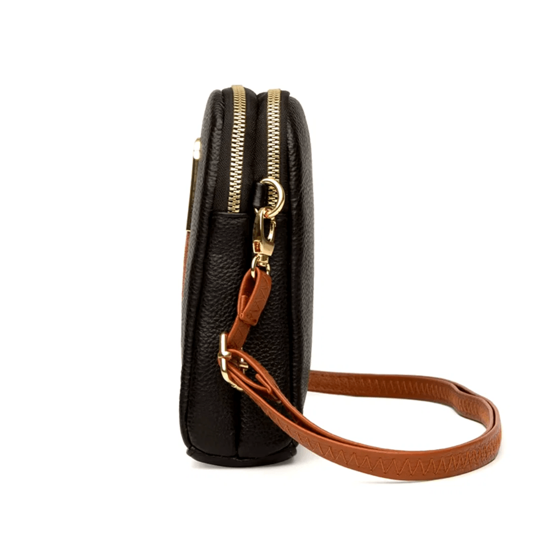 Bolsa de Ombro Fendy Original: Feita em Couro Bolsa Ombro MRL-172 Miralleve
