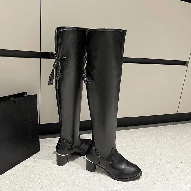 Bota Couro Larissa 2 em 1 - Cano Longo ou Médio Bota Couro MRL-087 Miralleve