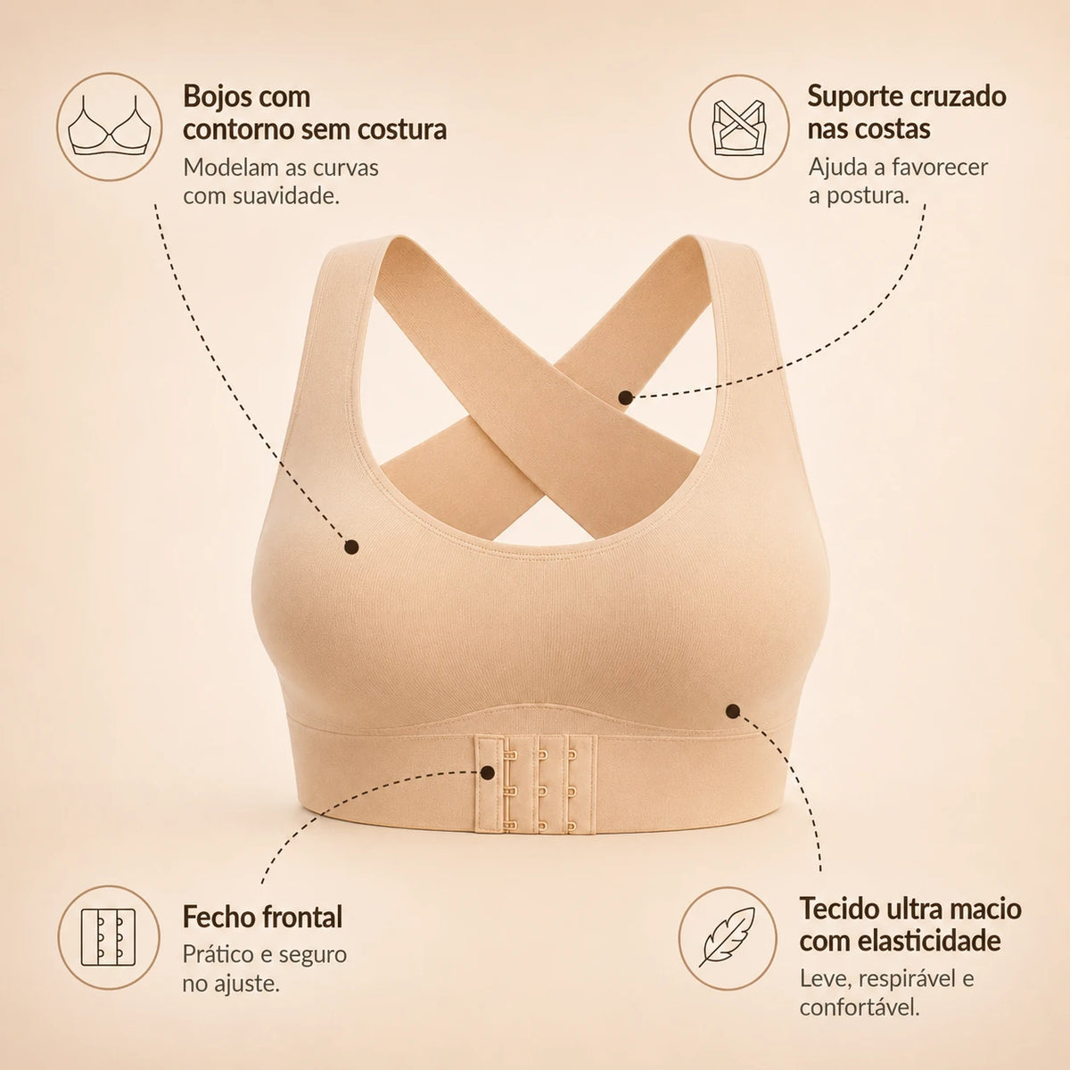 Sutiã Corretor Postural - Aligné