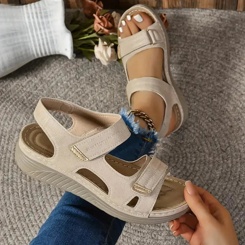 Queima de Estoque - Sandália Ortopédica Conforto Flex Sandália Ortopédica MRL-195 Miralleve