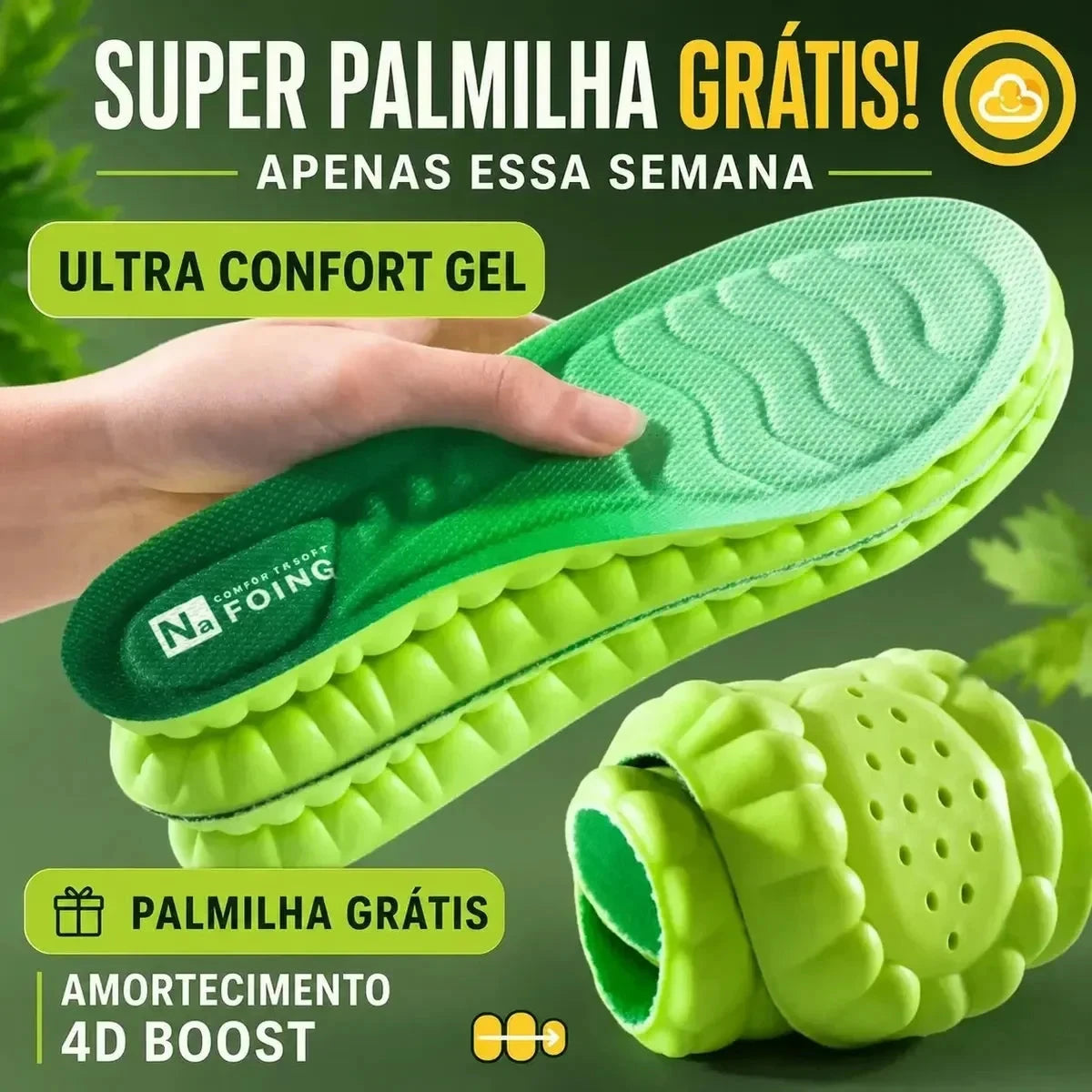 Tênis Ortopédico Ultra Comfort - Frete Grátis + Brinde Grátis Tênis Ortopédico MRL-192 Miralleve
