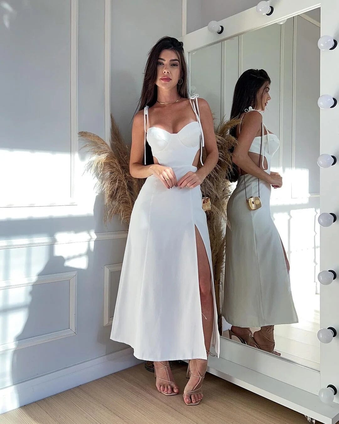 Vestido Catarina Vestido Catarina MRL-042 Miralleve PP Branco