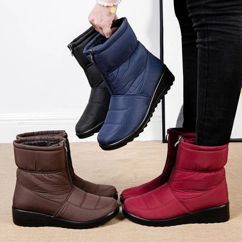 Bota de Outono Jana Peluciada Impermeável - Direto Da Fábrica! Bota Outono MRL-113 Miralleve 