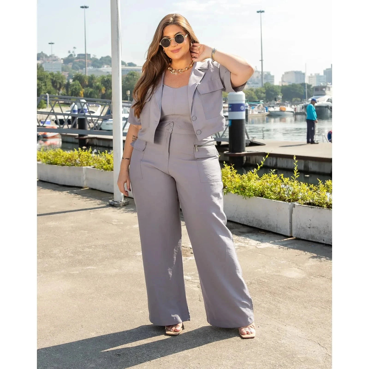 Conjunto Deserto Alfaiataria - (Compre 1 Leve 2) Conjunto Deserto MRL-017 Miralleve 
