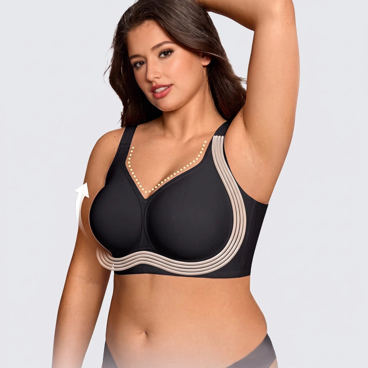 Kit 3 Sutiãs Modelador BelleForma
