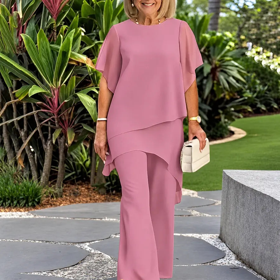 Conjunto Giorgia Miralleve rosa-claro – vista frontal