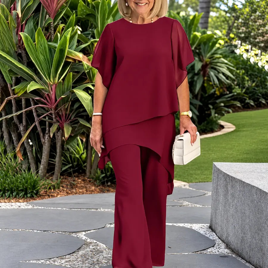 Conjunto Giorgia Miralleve vinho – vista frontal