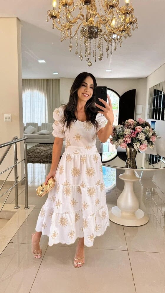 Vestido Marize Estampado Vestido Marize MRL-165 Miralleve 