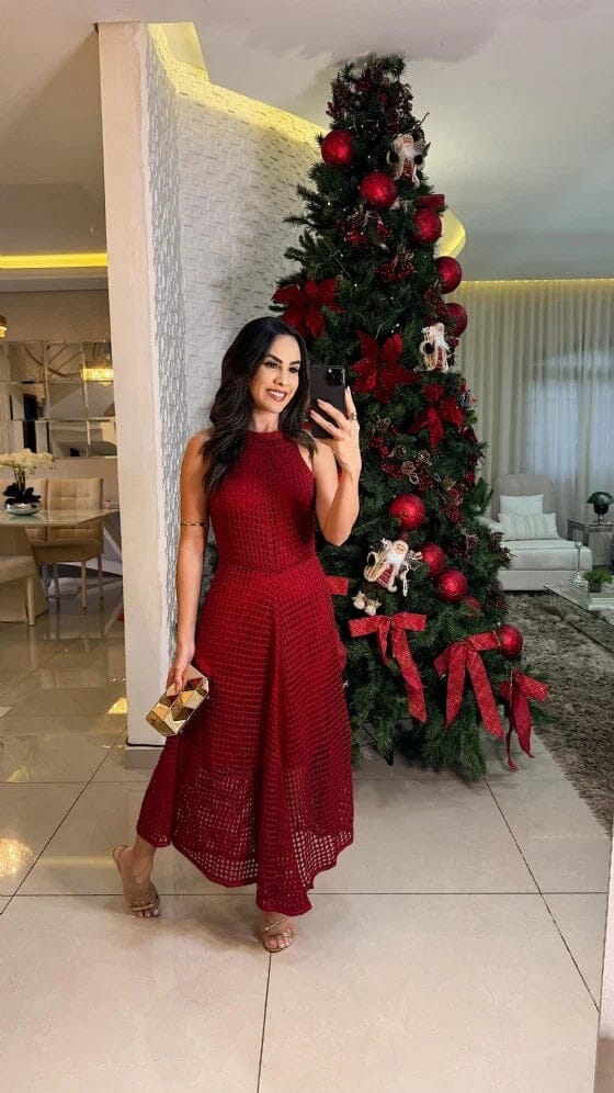 Vestido Merry Marsala Vestido Merry MRL-101 Miralleve Marsala PP 