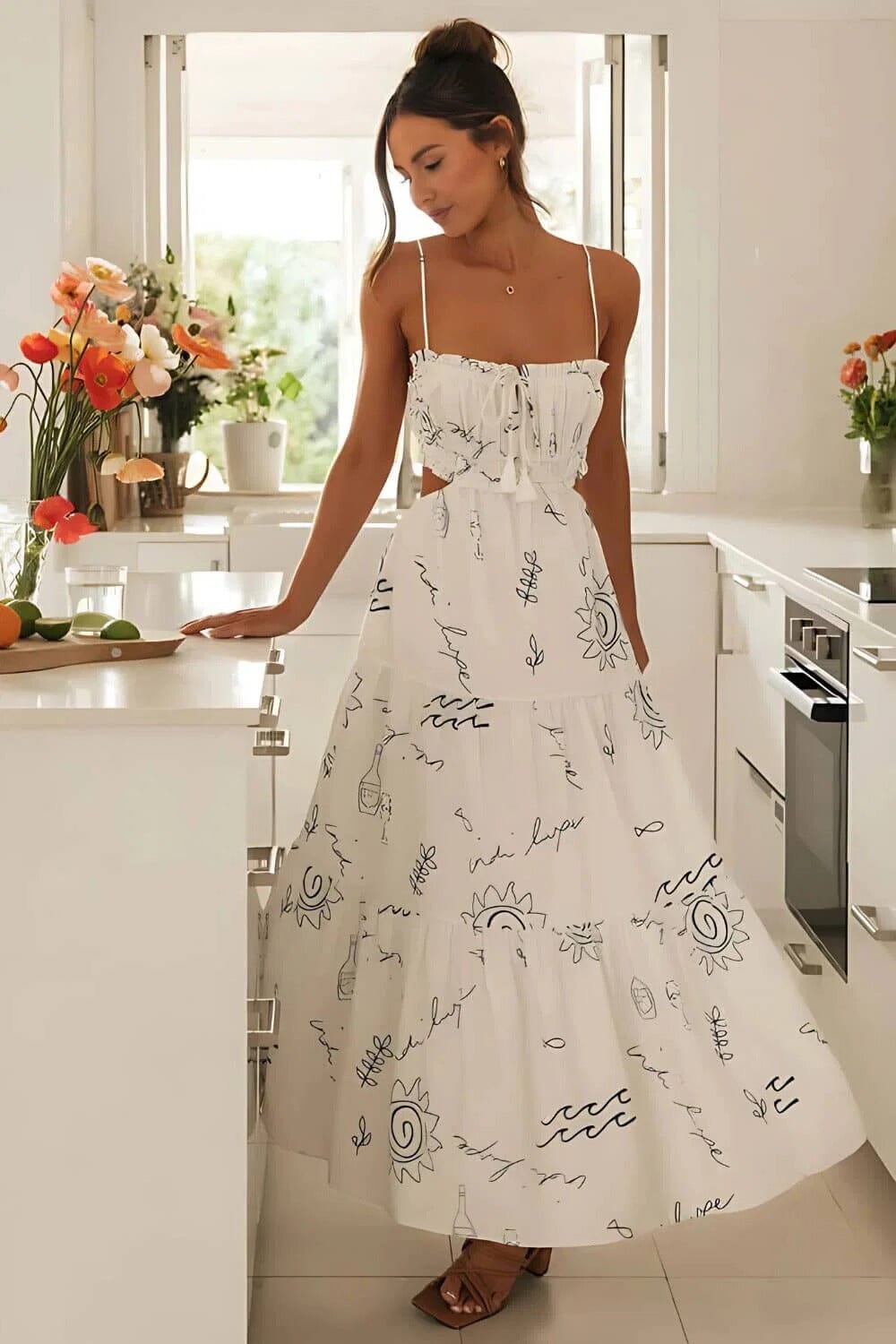 Vestido Midi Sia Vestido Midi MRL-151 Miralleve 
